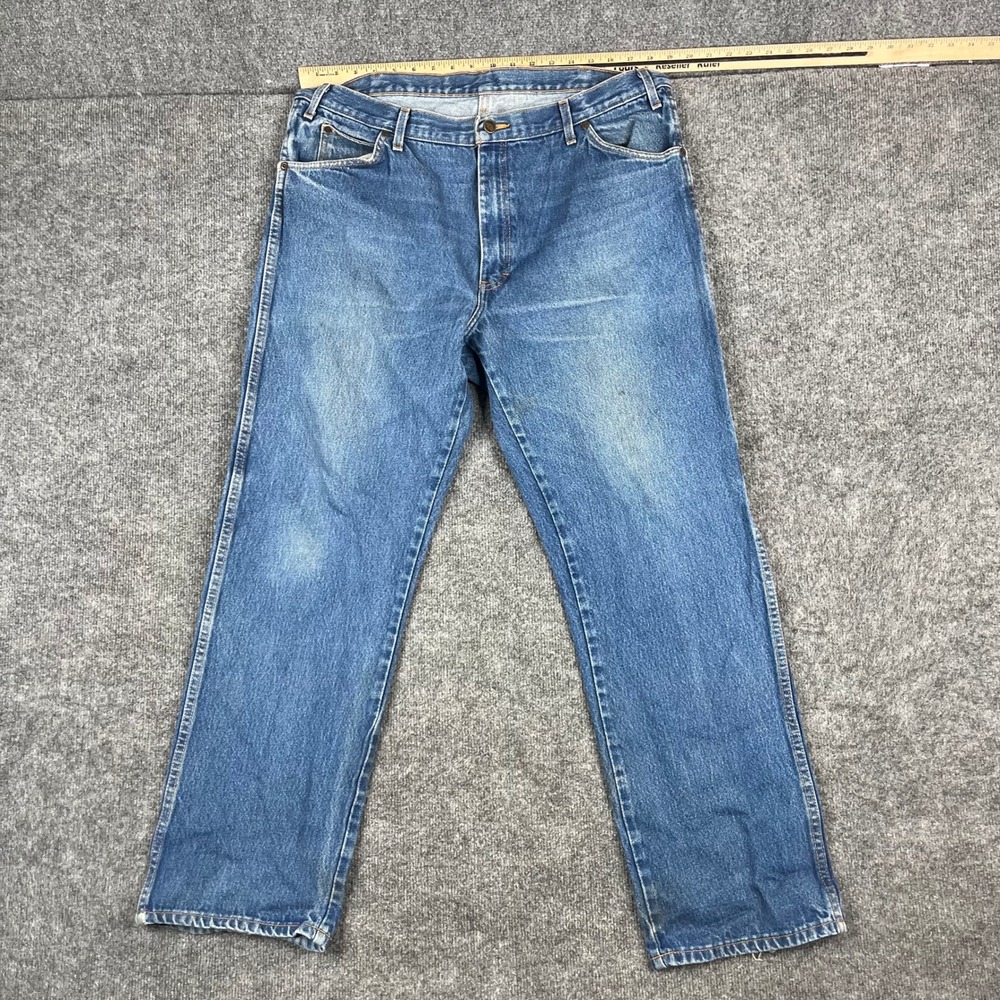 Dickies Jeans Mens Size 38x32 Blue Regular Fit Straight Leg Denim Workwear